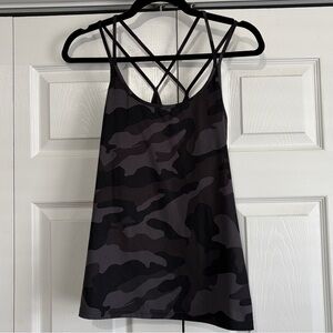 Old Navy Black and Gray Active Tank